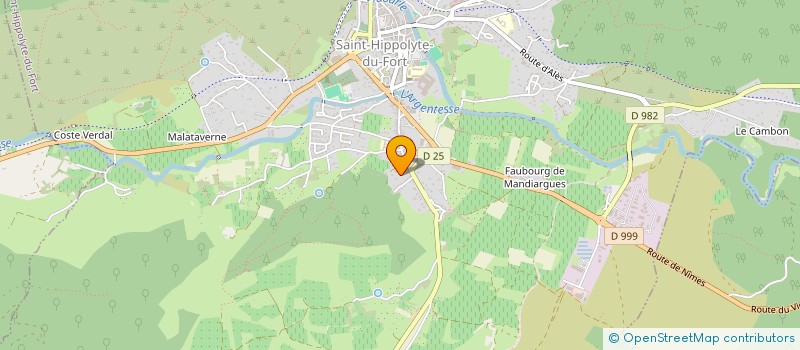 localisation de l'entreprise MONSIEUR HUGO BESSET  SAINT-HIPPOLYTE-DU-FORT