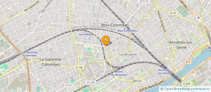localisation de l'entreprise MONSIEUR HUGO BHOYRUB à BOIS-COLOMBES