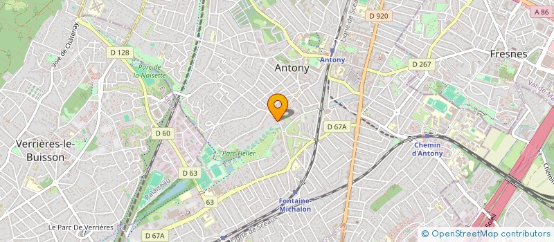 localisation de l'entreprise MONSIEUR HUGO BIAIS à ANTONY