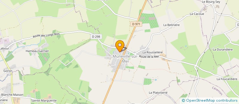 localisation de l'entreprise MONSIEUR HUGO BIENASSIS  MUNEVILLE-SUR-MER