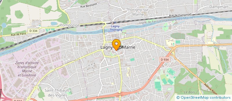 localisation de l'entreprise MONSIEUR HUGO BINSFELD  LAGNY-SUR-MARNE