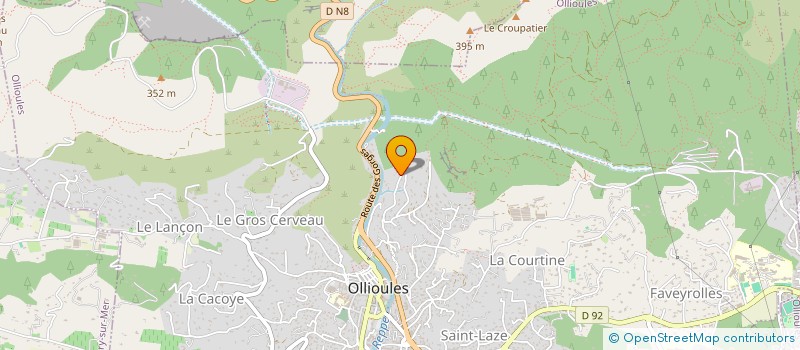 localisation de l'entreprise MONSIEUR HUGO BIOUL à OLLIOULES