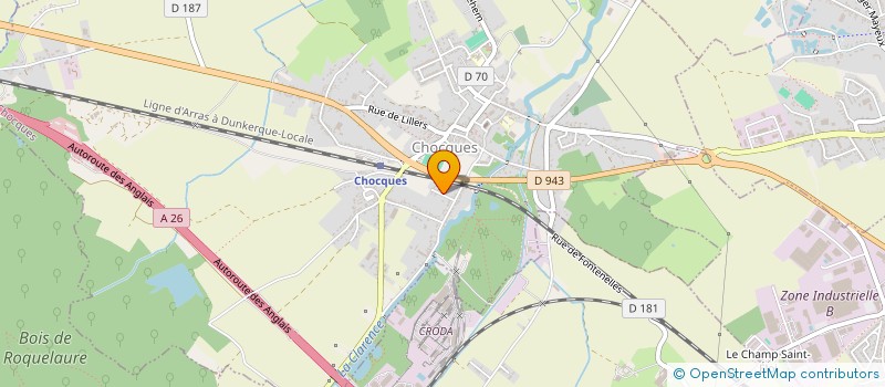 localisation de l'entreprise MONSIEUR HUGO BISCARAS  CHOCQUES