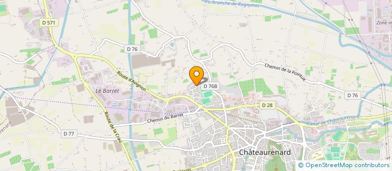 localisation de l'entreprise MONSIEUR HUGO BLASQUEZ  CHATEAURENARD