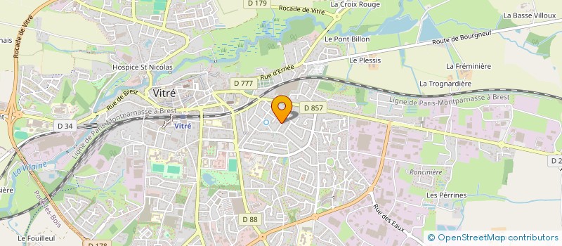 localisation de l'entreprise MONSIEUR HUGO BOINAY  VITRE