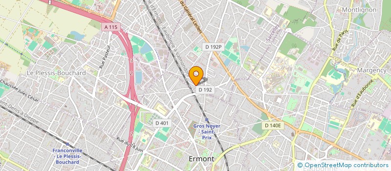 localisation de l'entreprise MONSIEUR HUGO BOIZET à SAINT-PRIX