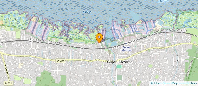 localisation de l'entreprise MONSIEUR HUGO BONDOUX  GUJAN-MESTRAS