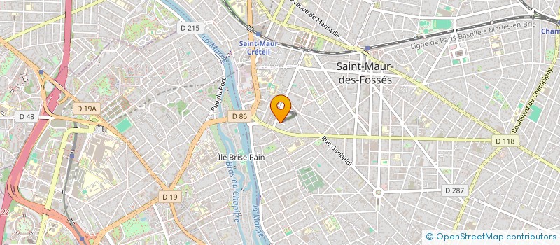 localisation de l'entreprise MONSIEUR HUGO BONNOME à SAINT-MAUR-DES-FOSSES