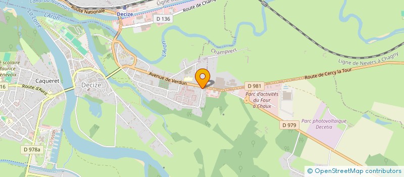 localisation de l'entreprise MONSIEUR HUGO BORDENAVE  DECIZE