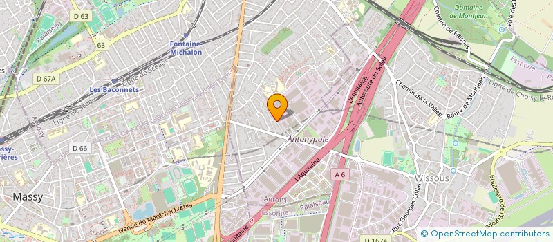 localisation de l'entreprise MONSIEUR HUGO BORLIDO CARVALHOSA  ANTONY