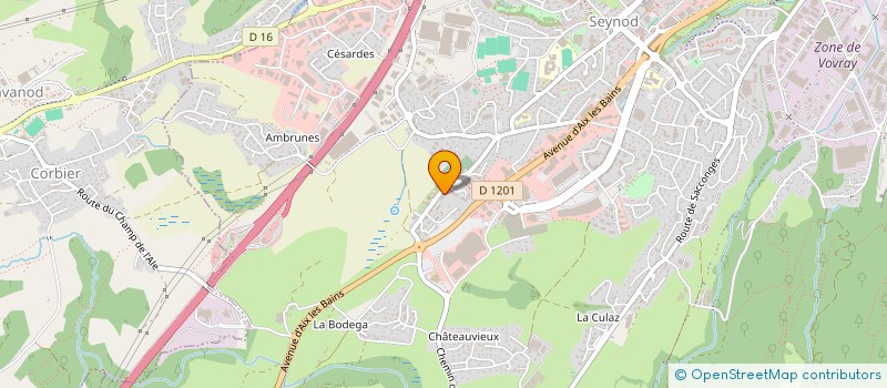 localisation de l'entreprise MONSIEUR HUGO BOTHOREL à ANNECY