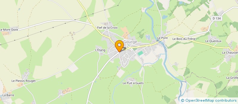 localisation de l'entreprise MONSIEUR HUGO BOUDIN à GOURGE