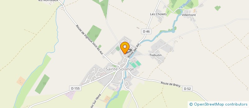 localisation de l'entreprise MONSIEUR HUGO BOUET à SAINTE-SOLANGE