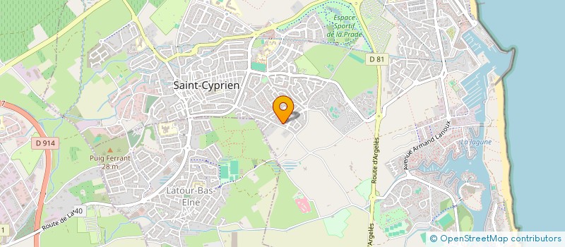 localisation de l'entreprise MONSIEUR HUGO BOUIX-CERVERA à SAINT-CYPRIEN