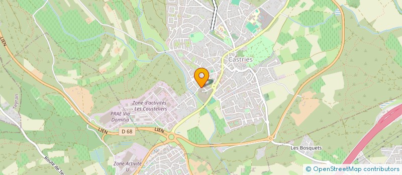 localisation de l'entreprise MONSIEUR HUGO BOULESTREAU  CASTRIES