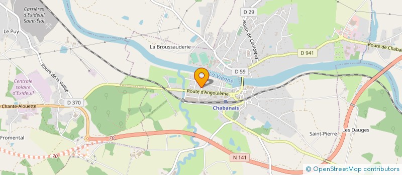 localisation de l'entreprise MONSIEUR HUGO BOURCIER  CHABANAIS