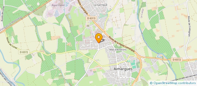 localisation de l'entreprise MONSIEUR HUGO BOUSIGES  AIMARGUES