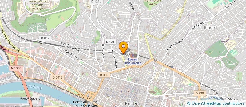 localisation de l'entreprise MONSIEUR HUGO BOUTEILLER  ROUEN