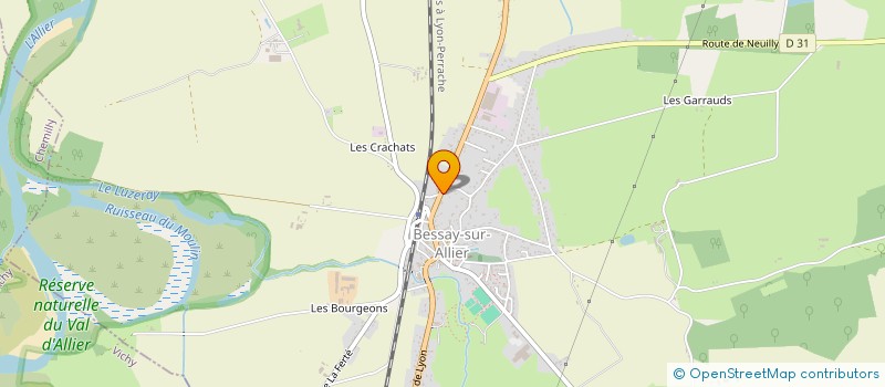 localisation de l'entreprise MONSIEUR HUGO BOUTELEUX à BESSAY-SUR-ALLIER