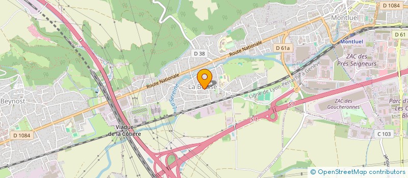 localisation de l'entreprise MONSIEUR HUGO BOUTIN  LA BOISSE