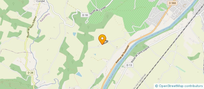 localisation de l'entreprise MONSIEUR HUGO BOYER  RABASTENS