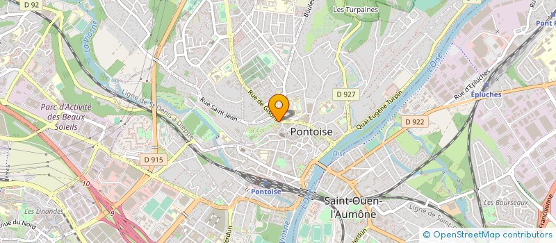 localisation de l'entreprise MONSIEUR HUGO BRACCHI  PONTOISE