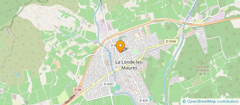 localisation de l'entreprise MONSIEUR HUGO BRACQ  LA LONDE-LES-MAURES