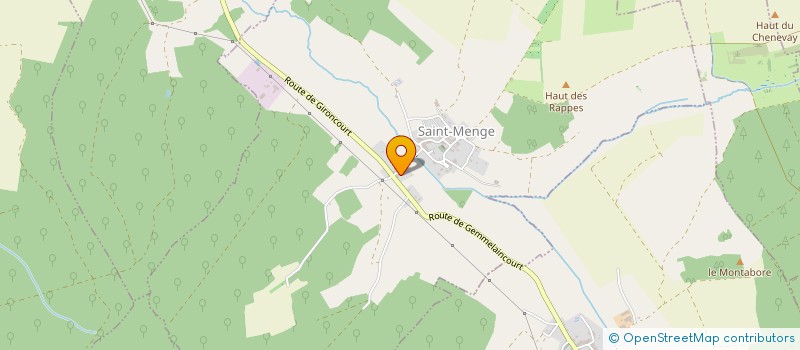 localisation de l'entreprise MONSIEUR HUGO BREGIER  SAINT-MENGE