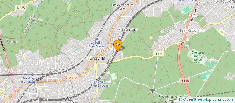 localisation de l'entreprise MONSIEUR HUGO BRELEUR-DURAND à CHAVILLE
