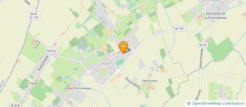 localisation de l'entreprise MONSIEUR HUGO BRICOUT  AUBERS