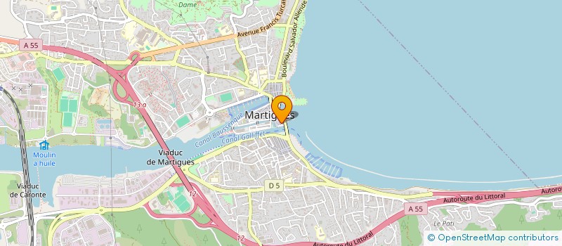 localisation de l'entreprise MONSIEUR HUGO BRIGNONE à MARTIGUES
