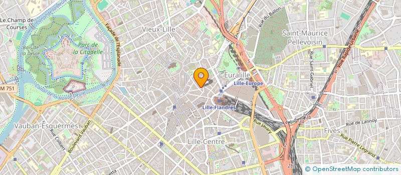 localisation de l'entreprise MONSIEUR HUGO BRUNET  LILLE