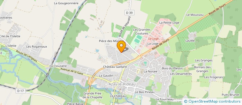 localisation de l'entreprise MONSIEUR HUGO BRUNET à AZAY-LE-RIDEAU