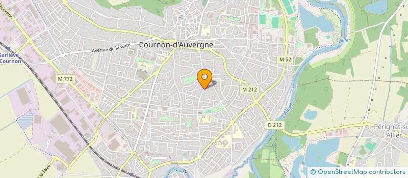 localisation de l'entreprise MONSIEUR HUGO BUIRE à COURNON-D'AUVERGNE