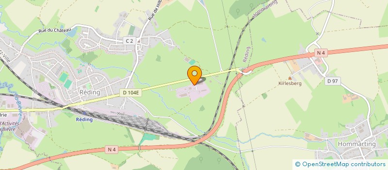 localisation de l'entreprise MONSIEUR HUGO BURGY  REDING