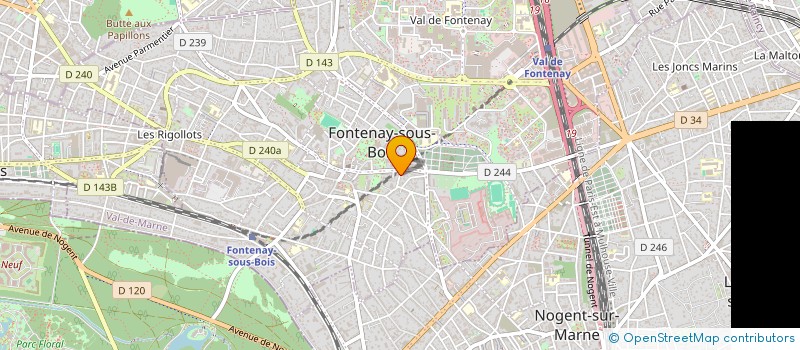 localisation de l'entreprise MONSIEUR HUGO CABALLERO à FONTENAY-SOUS-BOIS