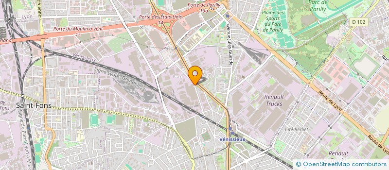 localisation de l'entreprise MONSIEUR HUGO CABRAL  VENISSIEUX