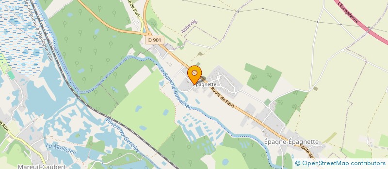 localisation de l'entreprise MONSIEUR HUGO CADET  EPAGNE-EPAGNETTE