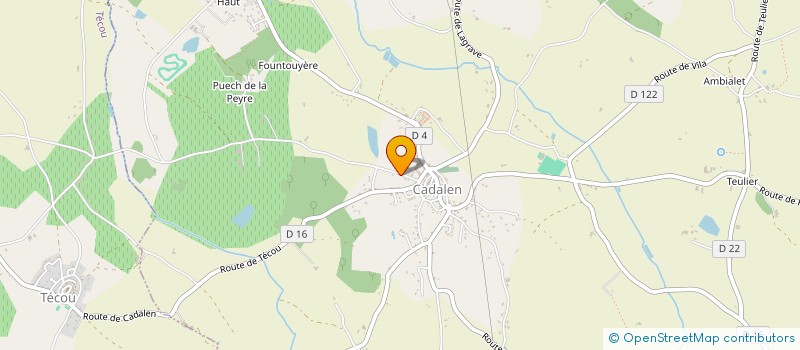 localisation de l'entreprise MONSIEUR HUGO CAFFAREL  RIVIERES