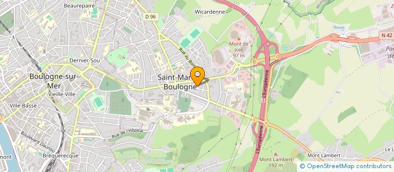 localisation de l'entreprise MONSIEUR HUGO CAFFIER  SAINT-MARTIN-BOULOGNE