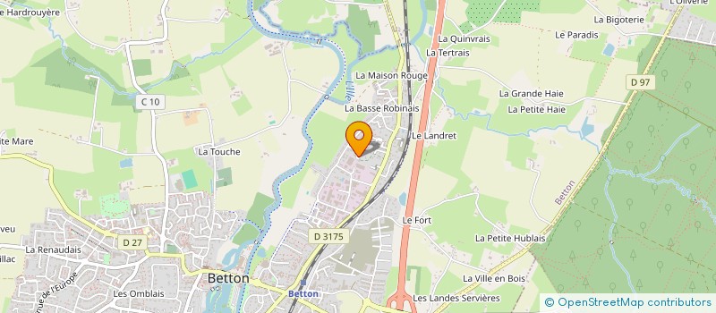 localisation de l'entreprise MONSIEUR HUGO CAIRON  BETTON