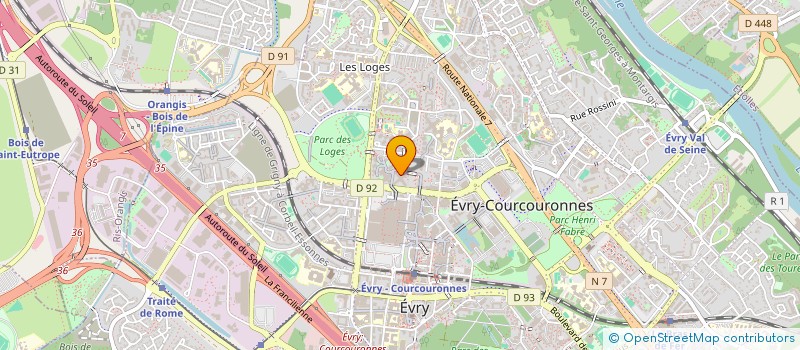 localisation de l'entreprise MONSIEUR HUGO CAMARASA à EVRY-COURCOURONNES