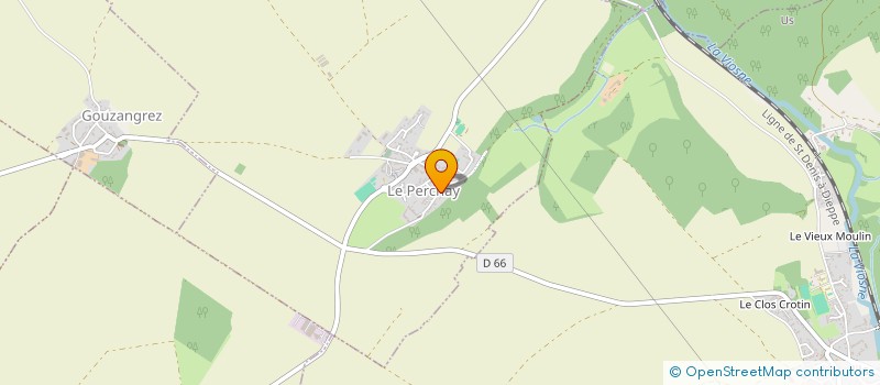 localisation de l'entreprise MONSIEUR HUGO CAMUS  LE PERCHAY