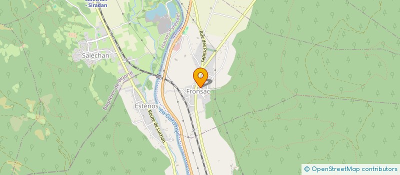 localisation de l'entreprise MONSIEUR HUGO CANALS  FRONSAC