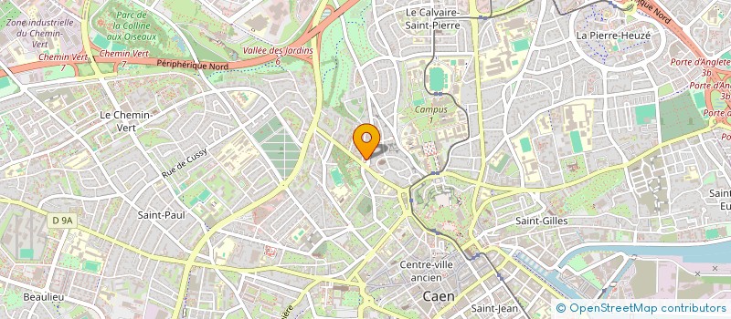 localisation de l'entreprise MONSIEUR HUGO CANET à CAEN