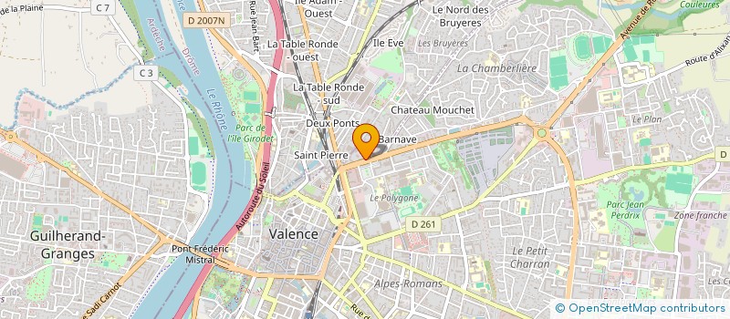 localisation de l'entreprise MONSIEUR HUGO CANTALOUP  VALENCE