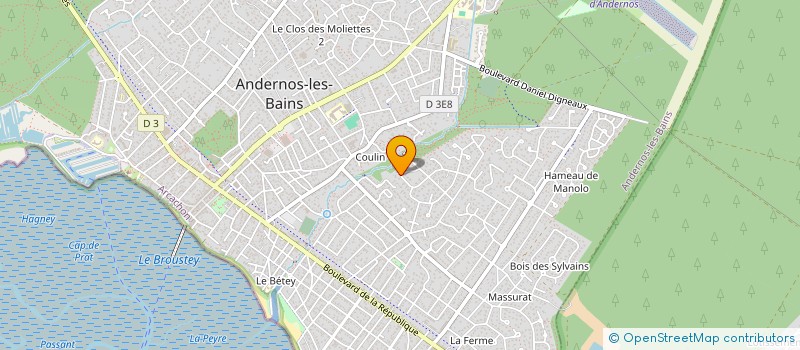 localisation de l'entreprise MONSIEUR HUGO CANTET  PESSAC