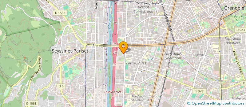 localisation de l'entreprise MONSIEUR HUGO CAPEL à GRENOBLE