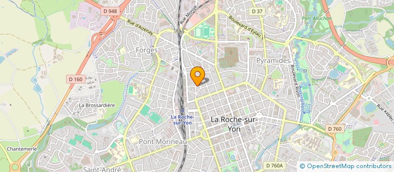 localisation de l'entreprise MONSIEUR HUGO CAPRON à LA ROCHE-SUR-YON