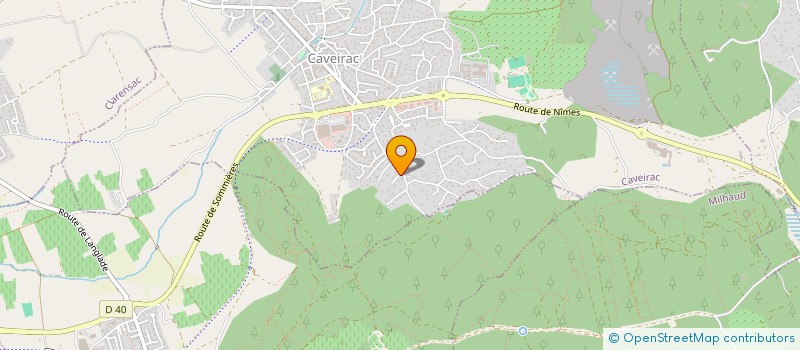 localisation de l'entreprise MONSIEUR HUGO CARREAUD  CAVEIRAC